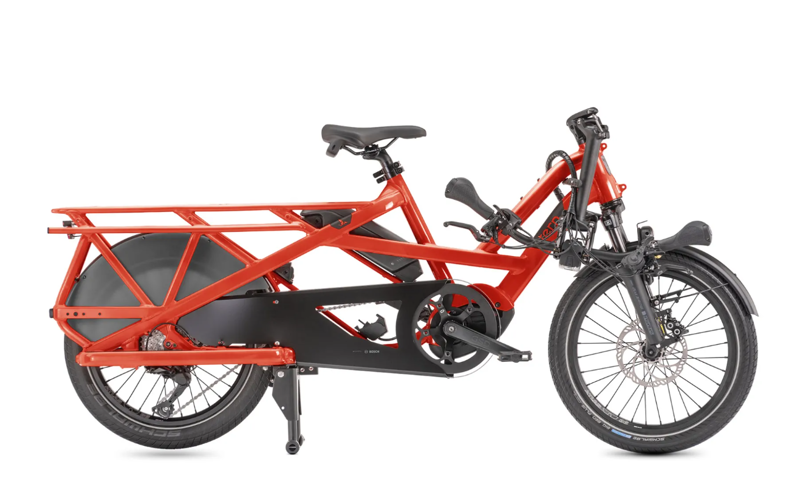 Tern GSD S10 Generation 2 Compact Utility Electric Bike 2023 in Tobasco Red-2
